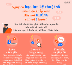 Nguy cơ bạo lực kỹ thuật số hiện diện khắp nơi? Hãy nói KHÔNGchỉ với 3 bước!