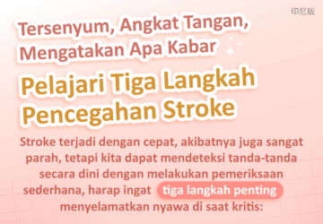Tersenyum, Angkat Tangan, Mengatakan Apa Kabar Pelajari Tiga Langkah Pencegahan Stroke