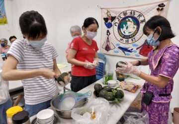 從甜點到文化！ 屏東新住民家庭體驗柬埔寨風情。圖／移民署