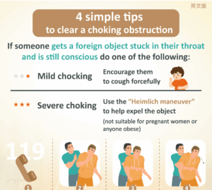 4 simple tips to clear a choking obstruction