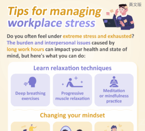 Tips for managing workplace stress