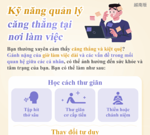 Kỹ năng quản lý căng thẳng tại nơi làm việc