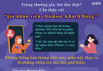 Trúng thưởng giả, lừa đảo thật? Cẩn thận với “giả nhân viên chămsóc khách hàng”!