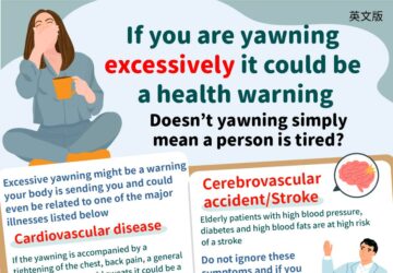 If you are yawning excessively it could be a health warning