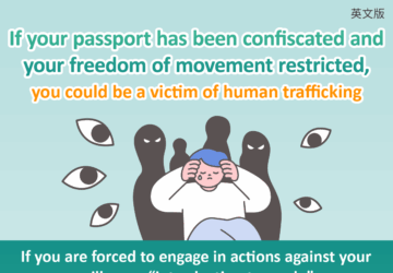 If your passport has been confiscated and your freedom of movement restricted, you could be a victim of human trafficking