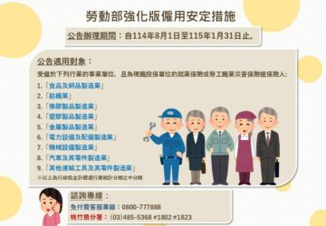 桃竹苗分署主動關懷轄區企業 提供服務 派員進廠駐點 協助勞工加速審核撥款