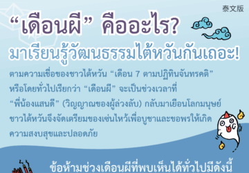 “เดือนผี” คืออะไร? มาเรียนรู้วัฒนธรรมไต้หวันกันเถอะ!