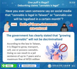 One puff is illegal? Debunking claims“cannabis is legal”