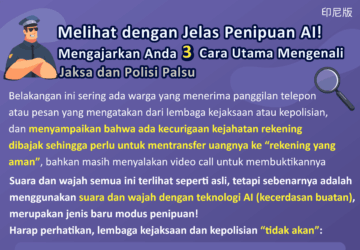 Melihat dengan Jelas Penipuan AI! Mengajarkan Anda 3 Cara Utama Mengenali Jaksa dan Polisi Palsu