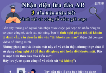 Nhận diện lừa đảo AI! 3 dấu hiệu nhận biết cảnh sát và công tố viên giả mạo