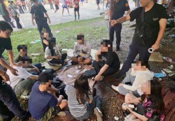 Gambling at Public Area, 13 Migrant Workers Arrested