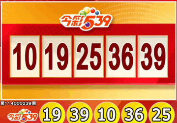 Lotre Taiwan: Hasil Lotre 539 untuk 02/10