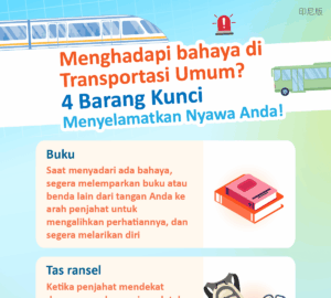 Menghadapi bahaya di Transportasi Umum? 4 Barang Kunci Menyelamatkan Nyawa Anda!
