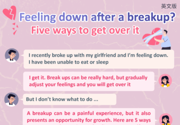 Feeling down after a breakup?