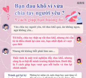 Bạn đau khổ vì vừa chia tay người yêu ?