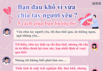 Bạn đau khổ vì vừa chia tay người yêu ?