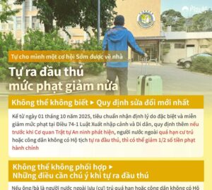 Quy định mới giảm nửa mức phạt đã có hiệu lực: Bộ Nội chính kêu gọi người nước ngoài quá hạn tự giác trình diện. photo/NIA