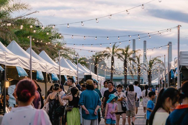 「海島市集-Island-Market」集結超過40個特色品牌。圖／觀光署