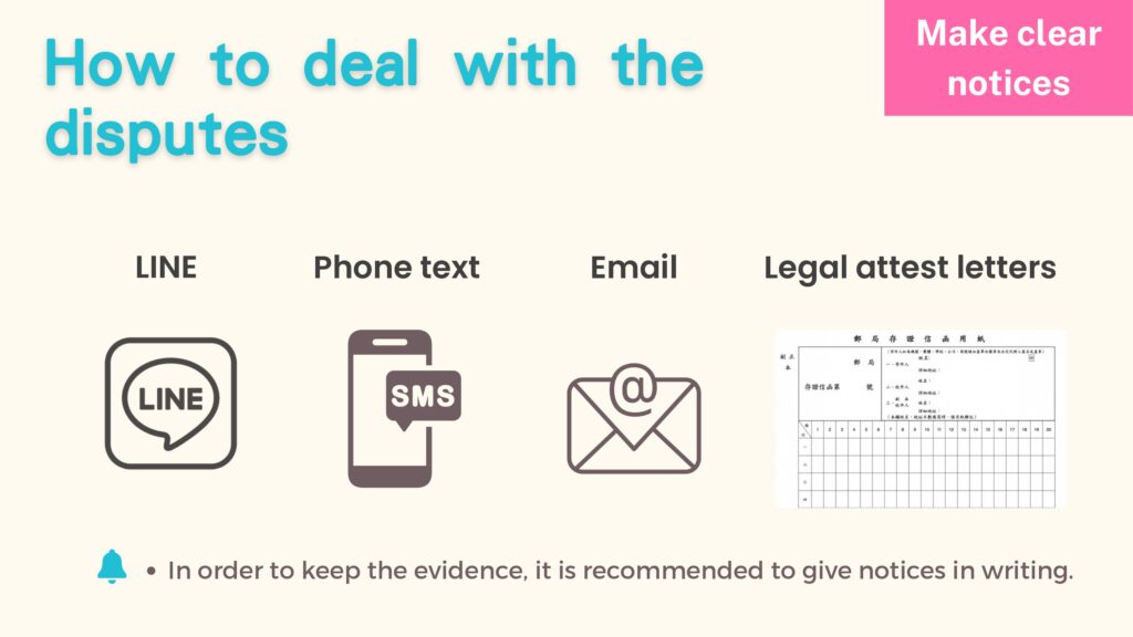 Make Clear, Written Notices