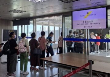 「金門-汶萊」國際包機首航 金門民眾直飛汶萊免轉機。圖／移民署