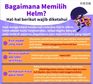 Bagaimana Memilih Helm? Hal-hal berikut wajib diketahui