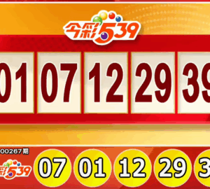 Lotre Taiwan: Hasil Lotre 539 untuk 04/11