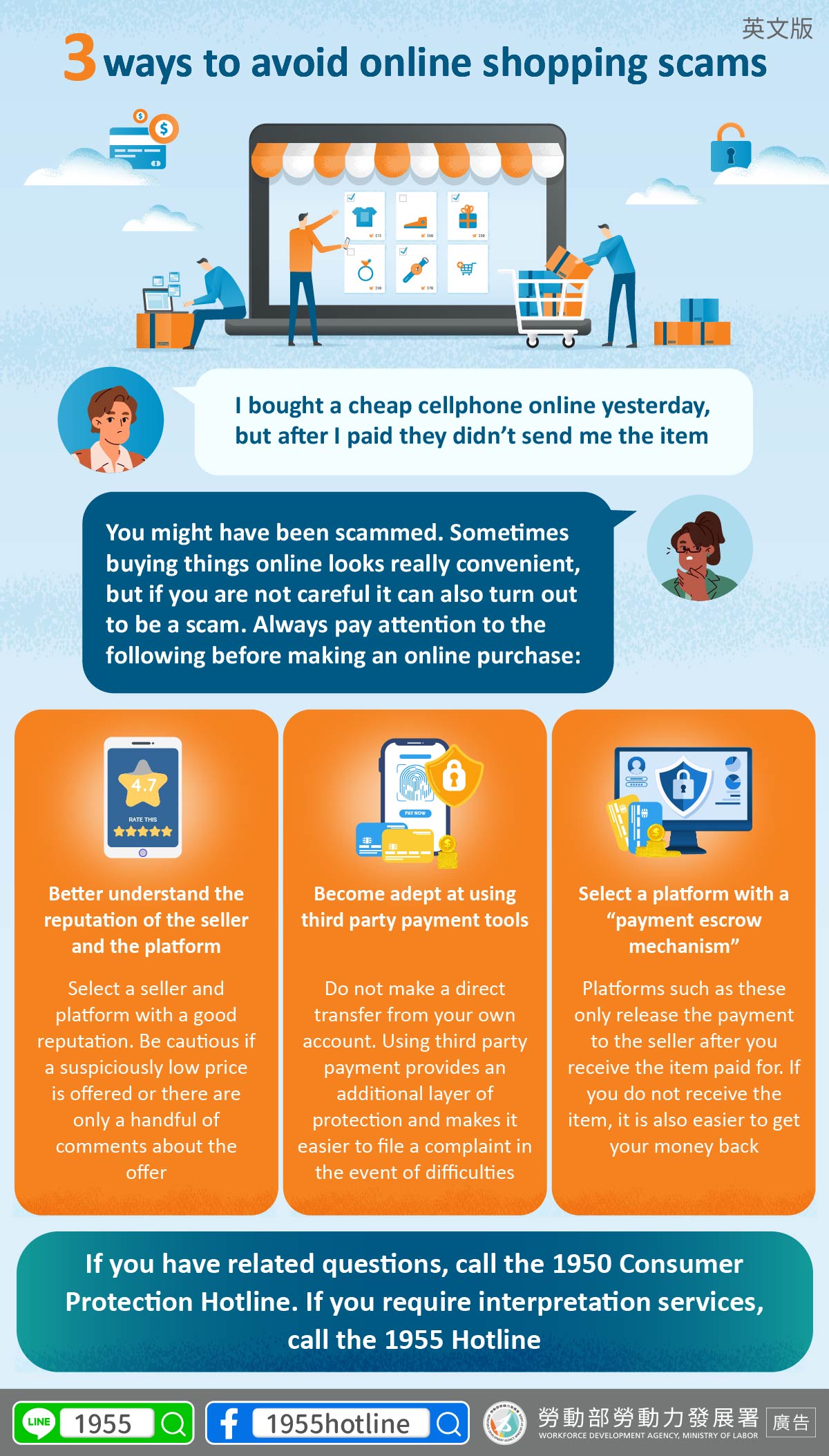 3 ways to avoid online shopping scams - FWA外籍勞工通訊社