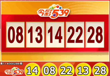 Lotre Taiwan: Hasil Lotre 539 untuk 28/11