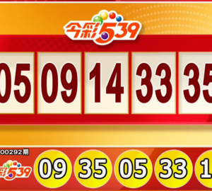Taiwan Lottery: lottery539 Results for 12/3
