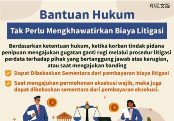 Bantuan Hukum Tak Perlu Mengkhawatirkan Biaya Litigasi