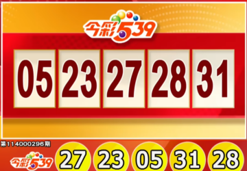 ไต้หวันล็อตเตอรี่: ผลหวย 539 สำหรับวันที่ 8/12