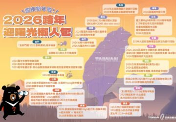 全臺跨年迎曙光活動熱鬧登場 共迎2026第一道曙光。圖／觀光署
