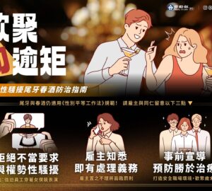 尾牙春酒氣氛熱絡 勞動部提醒防範性騷擾