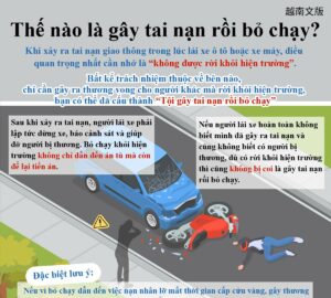 Thế nào là gây tai nạn rồi bỏ chạy?