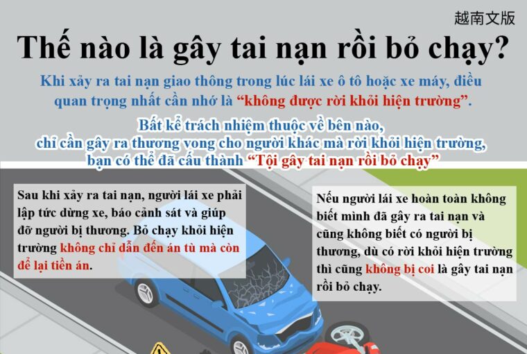Thế nào là gây tai nạn rồi bỏ chạy?