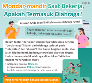 Mondar-mandir Saat Bekerja,Apakah Termasuk Olahraga?