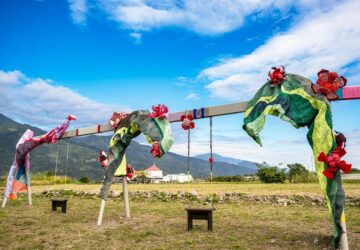 《風彩》綻放羅山！與自然共舞的藝術 點亮花東縱谷低碳美學新視野。圖／觀光署