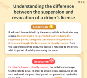 Understanding the difference between the suspension and revocation of a driver’s license