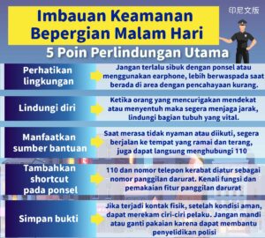 Imbauan Keamanan Bepergian Malam Hari 5 Poin Perlindungan Utama