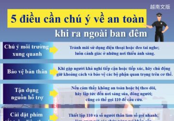 5 điều cần chú ý về an toàn khi ra ngoài ban đêm