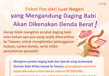 Paket Pos dari Luar Negeri yang Mengandung Daging Babi Akan Dikenakan Denda Berat!