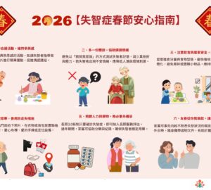 失智症協會提6點叮嚀 安心過好年妥善安排人力及藥物 慎防走失風險