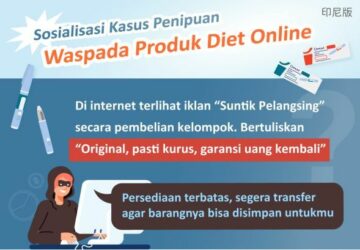 Sosialisasi Kasus Penipuan Waspada Produk Diet Online