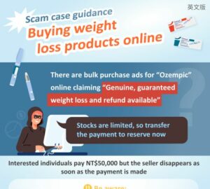 Scam case guidance Buying weight loss products online