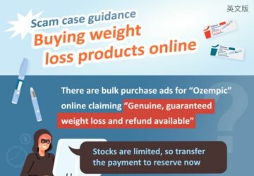Scam case guidance Buying weight loss products online