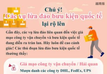 Chú ý! Các vụ lừa đảo bưu kiện quốc tế lại rộ lên