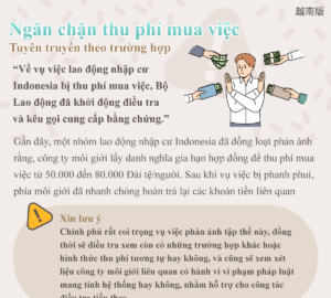 Ngăn chặn thu phí mua việc - Tuyên truyền theo trường hợp