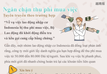 Ngăn chặn thu phí mua việc - Tuyên truyền theo trường hợp