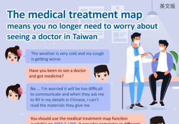 The medical treatment map means you no longer need to worry about seeing a doctor in Taiwan