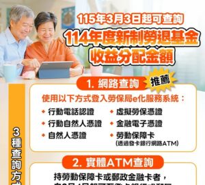 新制勞退金收益分配 近6成勞工超過2萬元
